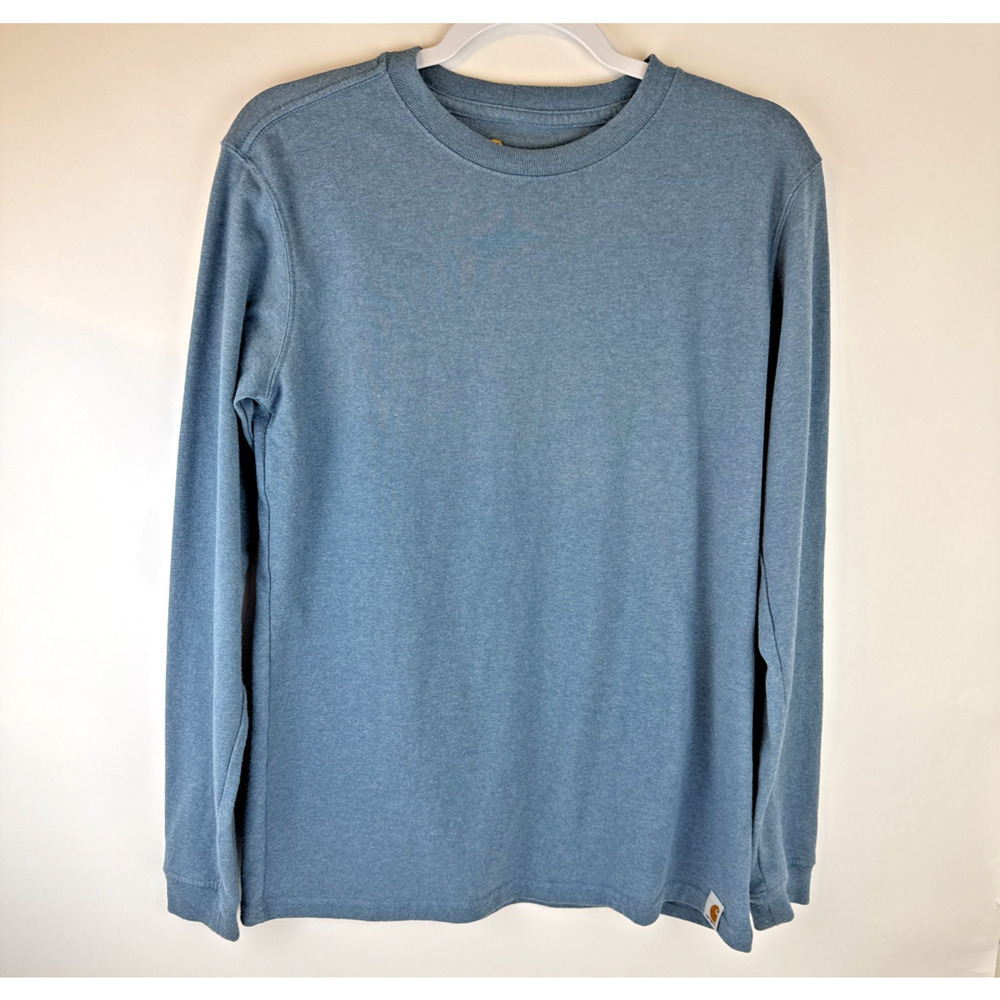 Carhartt Original Fit Women’s Size Small (4-6) Light Blue Long Sleeve Shirt